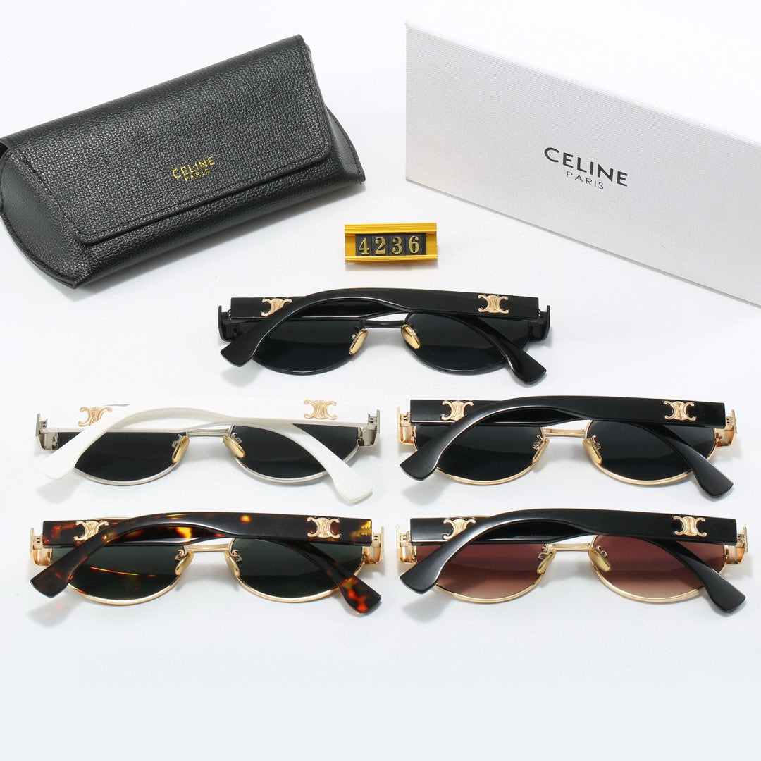 Celini Round Tri Sunglasses