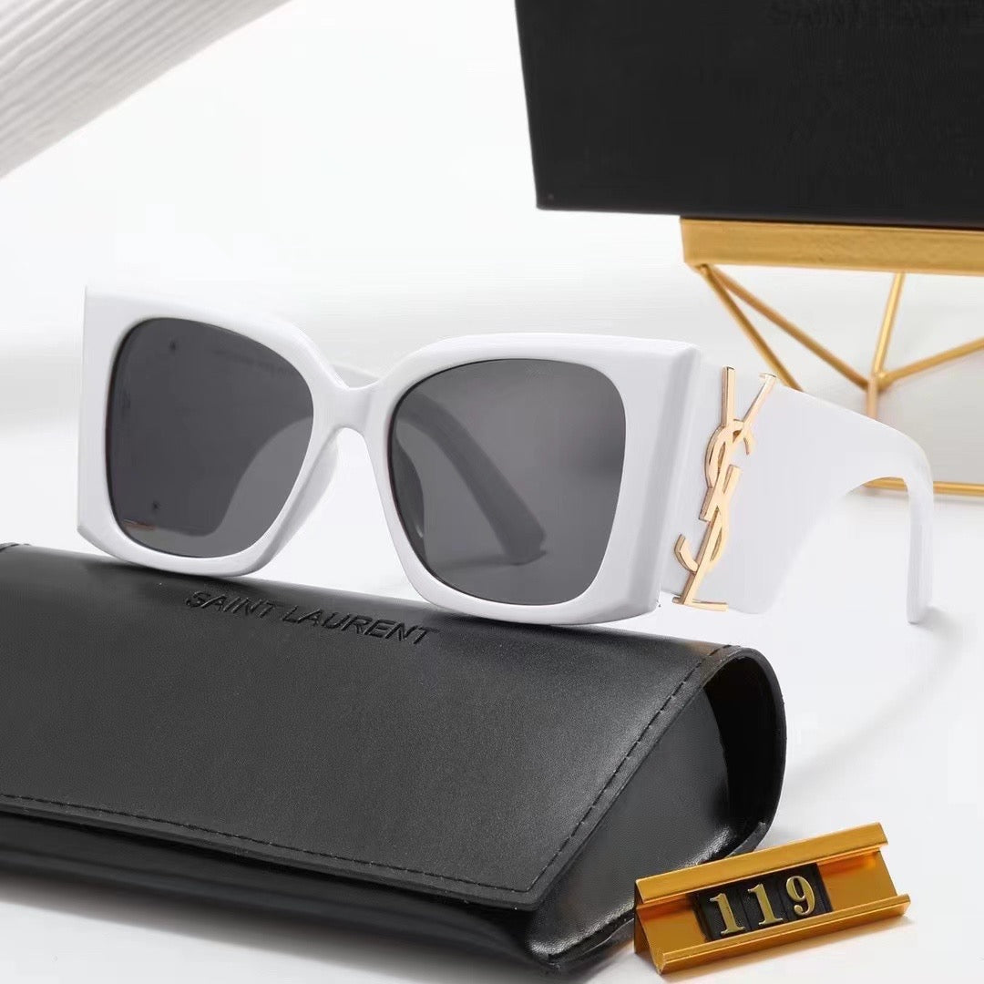 Saint Oversized Chunky Sunglasses White
