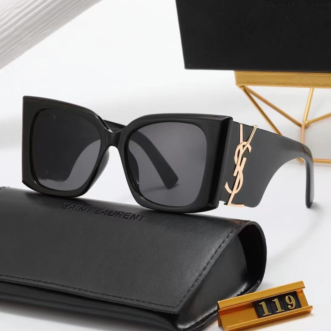 Saint Oversized Chunky Sunglasses Black