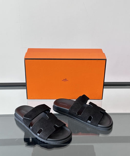 H Double Strap Sandals