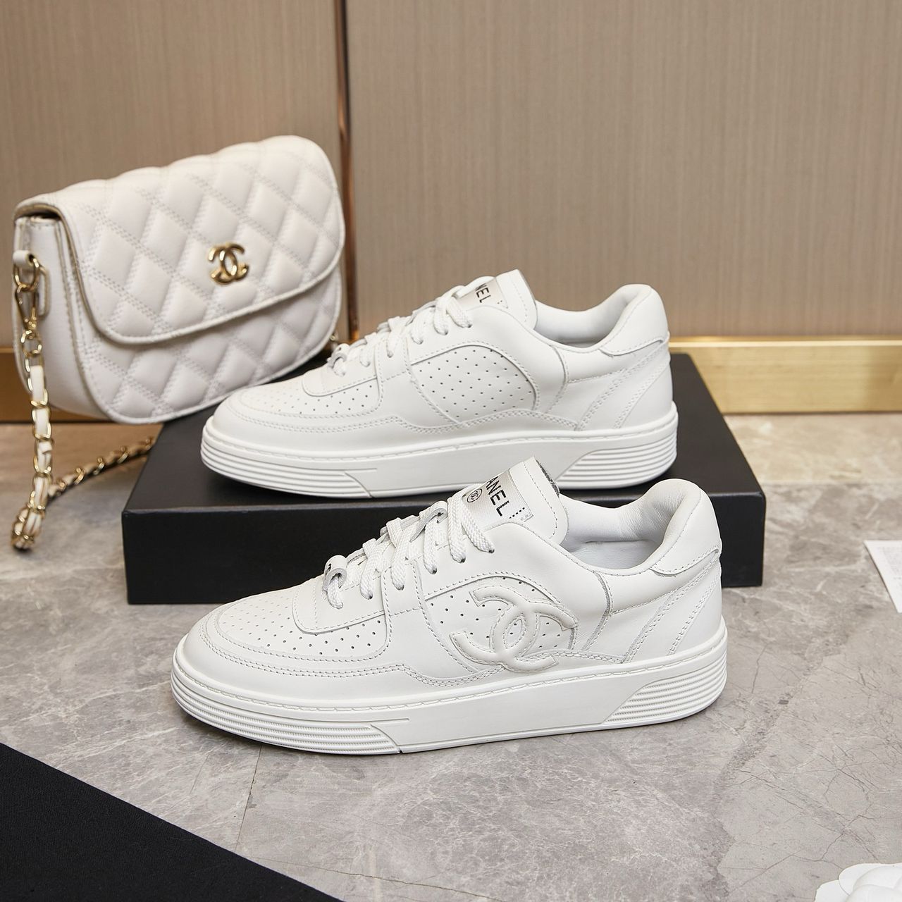 Coco White Trainers
