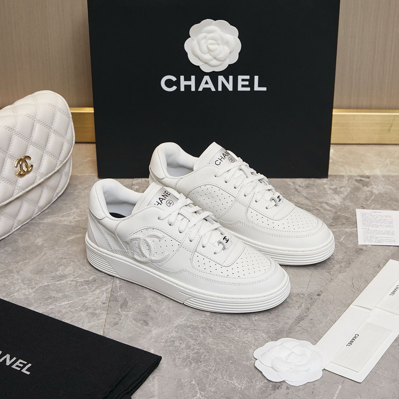 Coco White Trainers